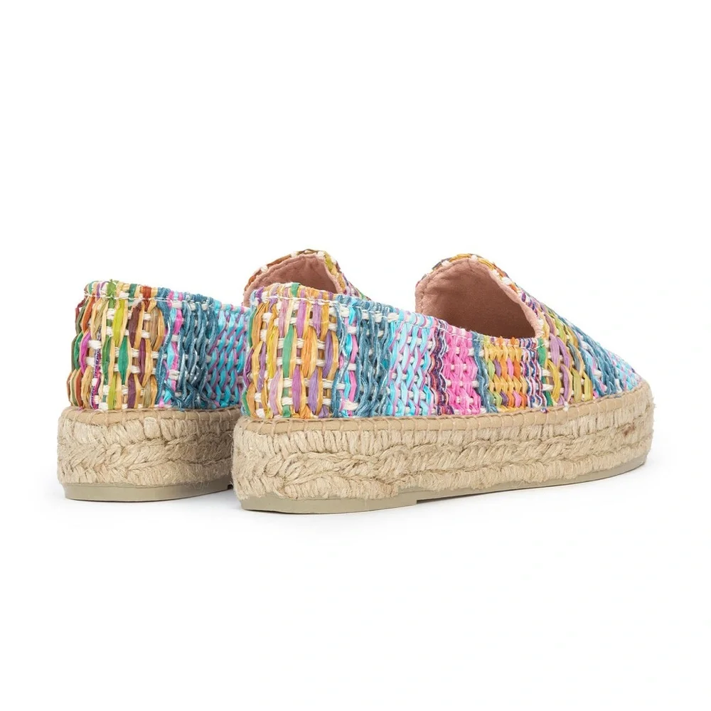 Manebi Raffia Jute Mix Double Sole Espadrilles 💞✨